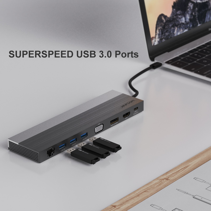 UMD03 USB-C 4K 三屏多功能拓展坞 2