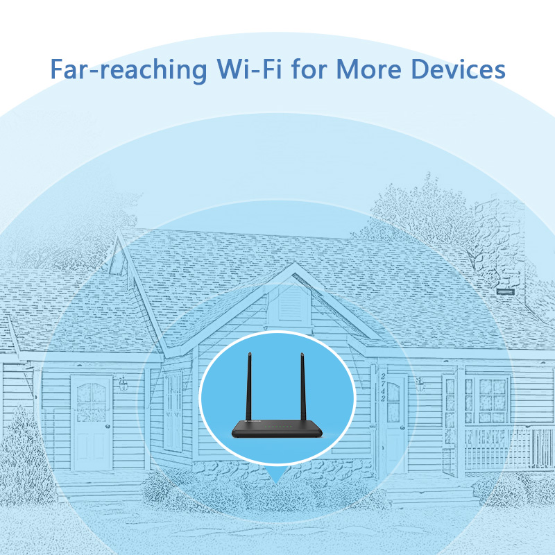 WL-WN529K2 - N300 Smart WiFi Omnidirectional Router 3
