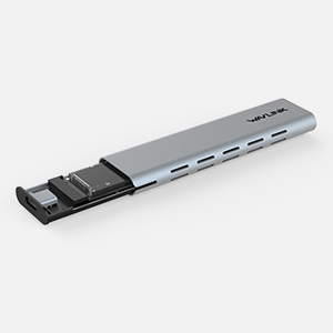 USB-C to M.2 SSD Enclosure Max. 10Gbps Data Transmission