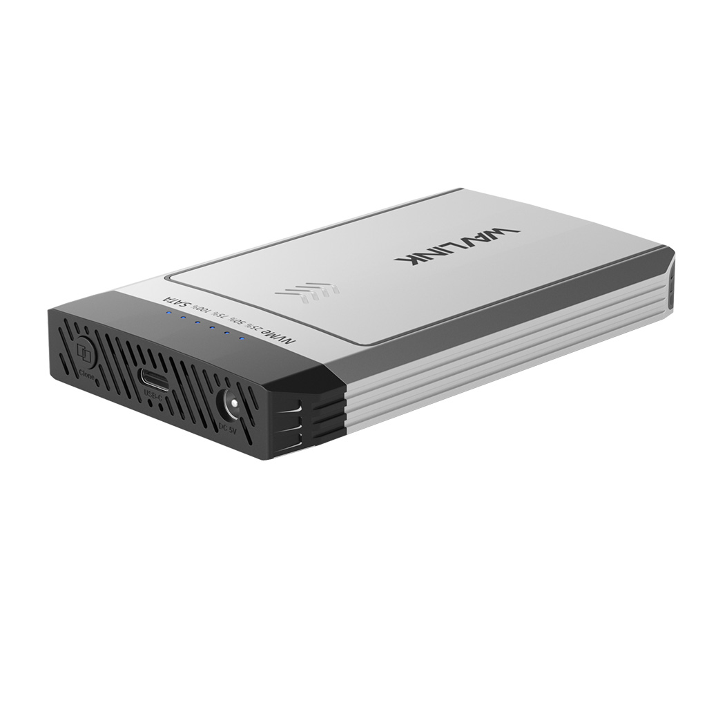 Dual M.2 SSD Enclosure with Offline Clone Max. 10Gbps Data Transmission 2