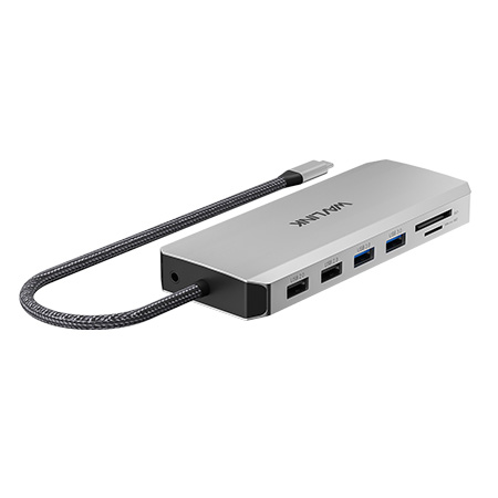 USB-C Triple Display 12-in-1 Dock Supporting USB Power Delivery