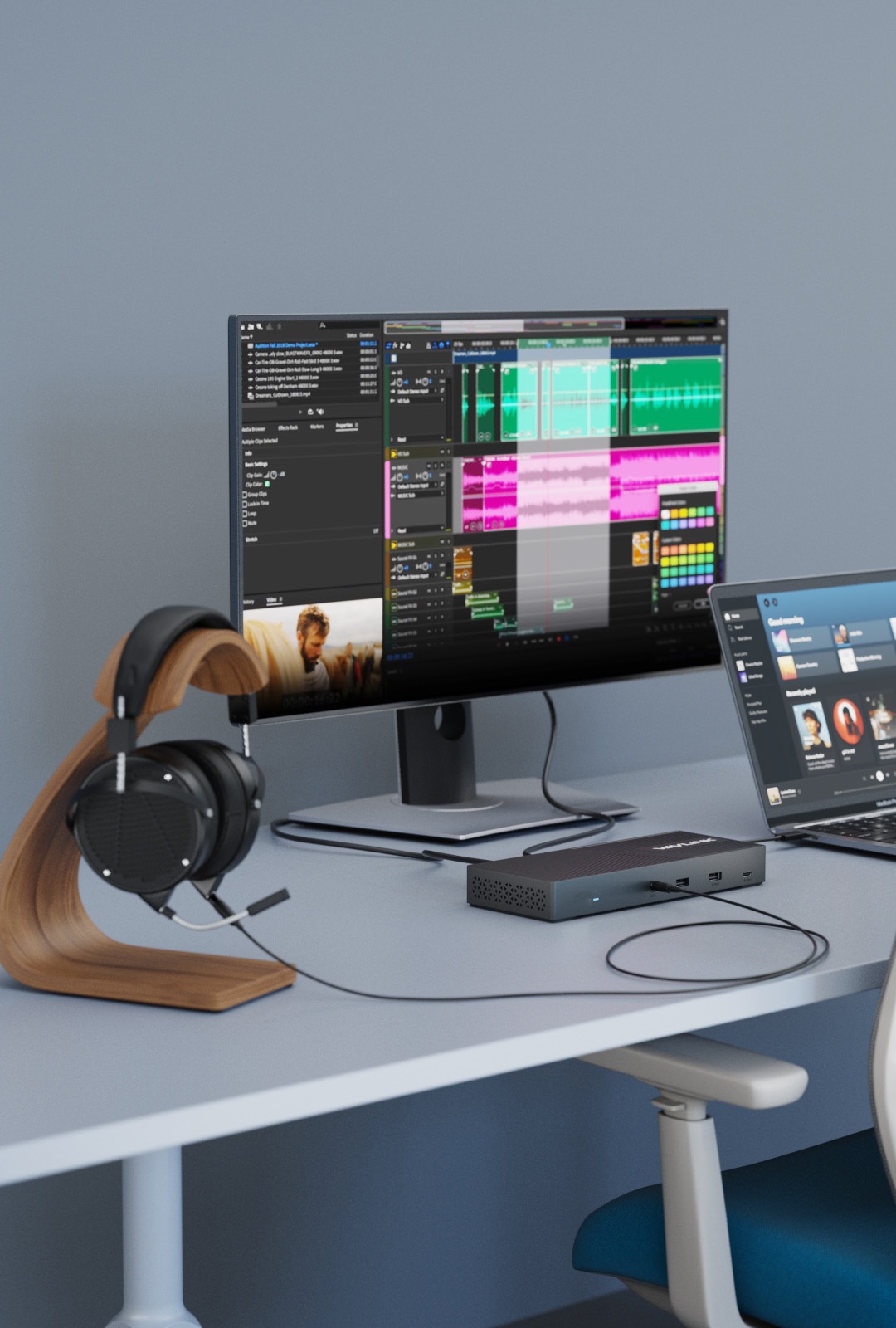 WAVLINK USB-C HDMI and DisplayPort Triple Display 4K@60Hz 10-in-1
