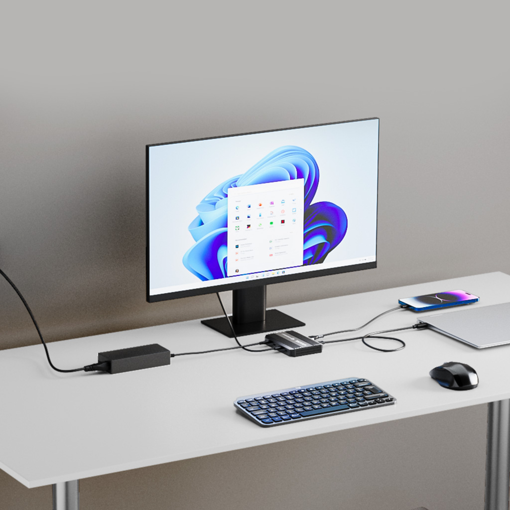 40Gbps Thunderbolt 4 Dual Display Dock  With 90W Power Delivery 5