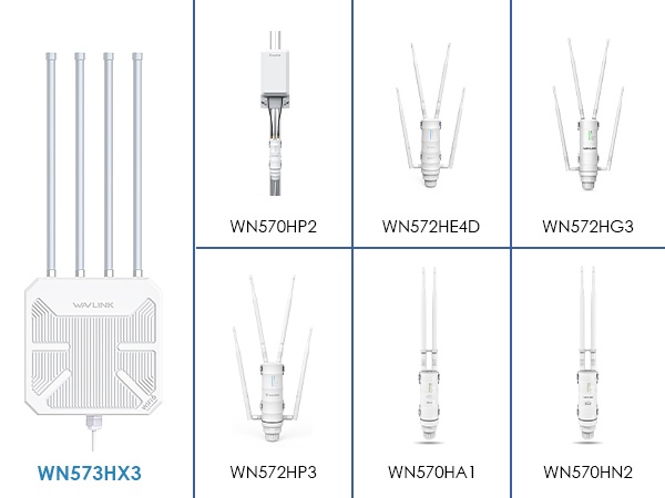 WAVLINK WiFi6 Outdoor Access Point, Dual Band 2.4G+5G AX3000 Long