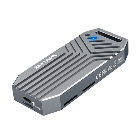 RapidFire-U41F：USB4 PCIe NVMe SSD硬盘盒