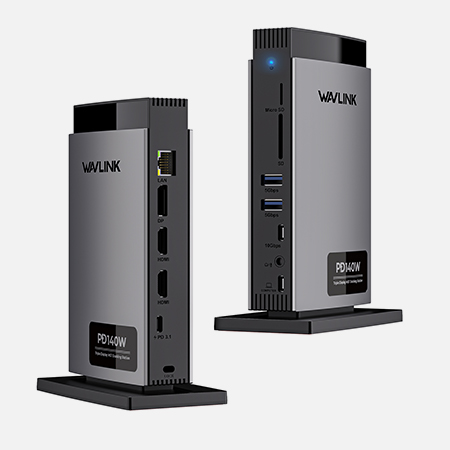 【睿因推荐】PD3.1三显USB-C拓展坞，支持140W充电输入和高达8K@30Hz/4K@144Hz的单显输出，配备2个HDMI接口、1个DP接口、千兆网口、10G USB-C和2个USB-A 3.0接口、SD/TF卡槽、耳机孔