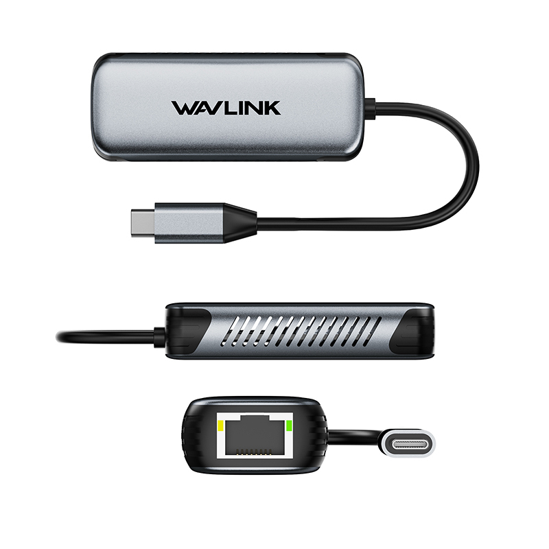 睿因 USB-C 转 5Gbps 网卡, 适用于笔记本，台式机，兼容Windows 10/11, MacOS 11及以上