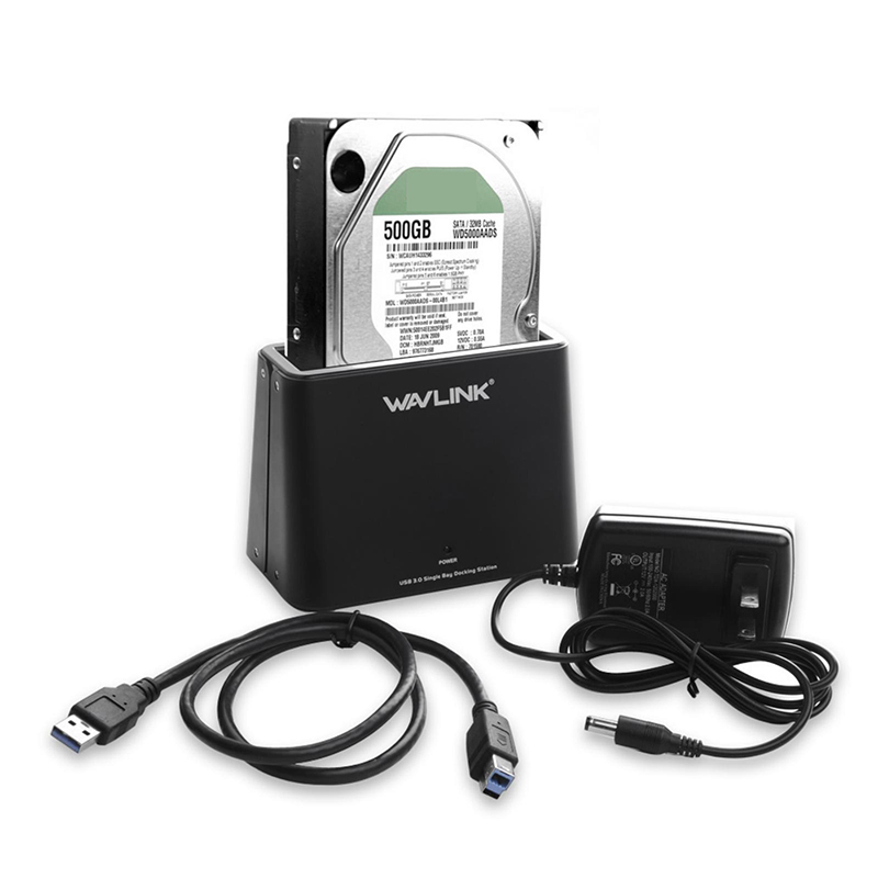 睿因外置单盘位硬盘盒，支持 2.5/3.5 英寸机械硬盘 / 固态硬盘，USB3.0 5Gbps传输，具备自动休眠模式