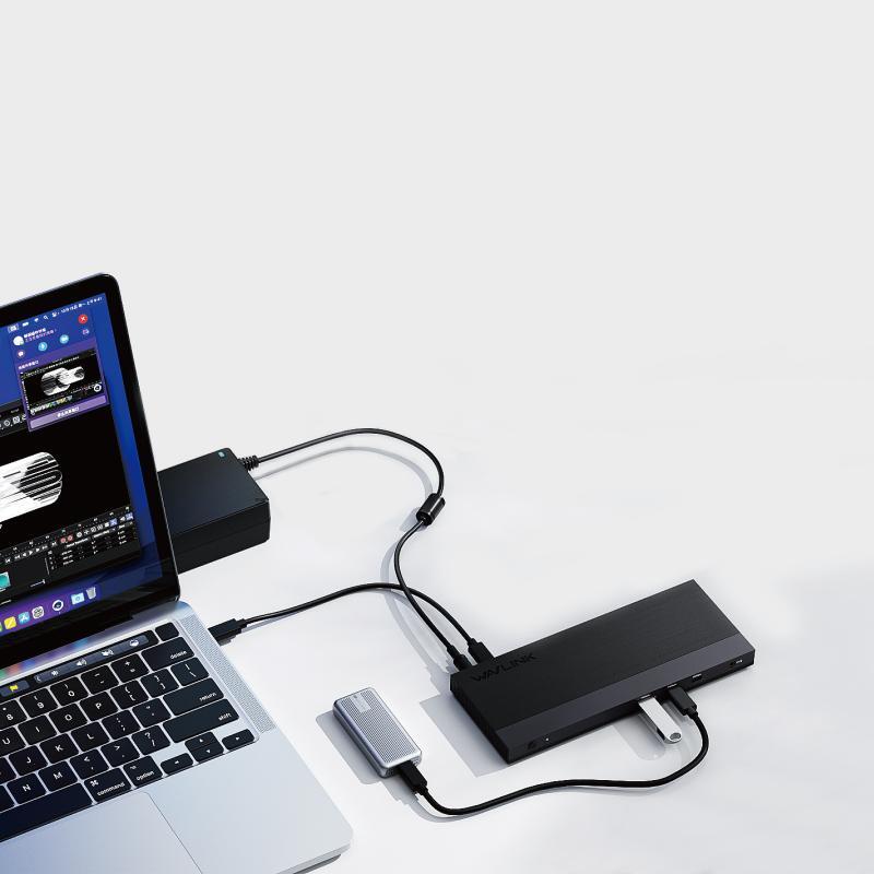 USB-C 10G三显扩展坞 2