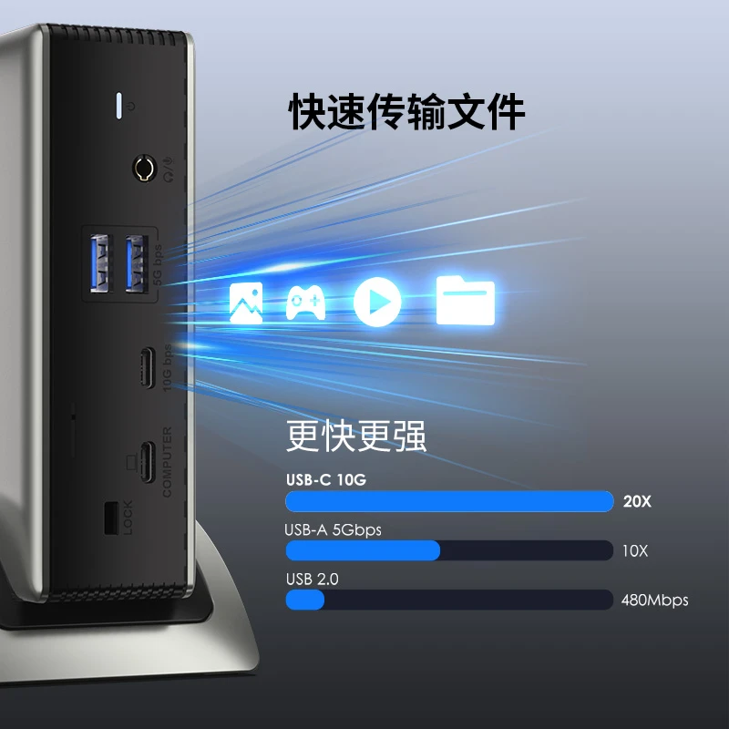 9合1PD3.1三显扩展坞 4