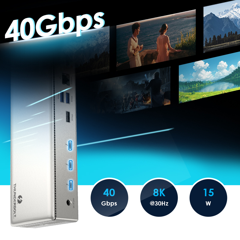 WL-UTD41Pro：雷电4四显拓展坞 3