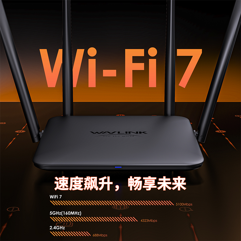 BE5100双频Wi-Fi 7游戏路由器（搭载4096-QAM技术，支持EverythingMesh/路由/AP/中继模式） 2