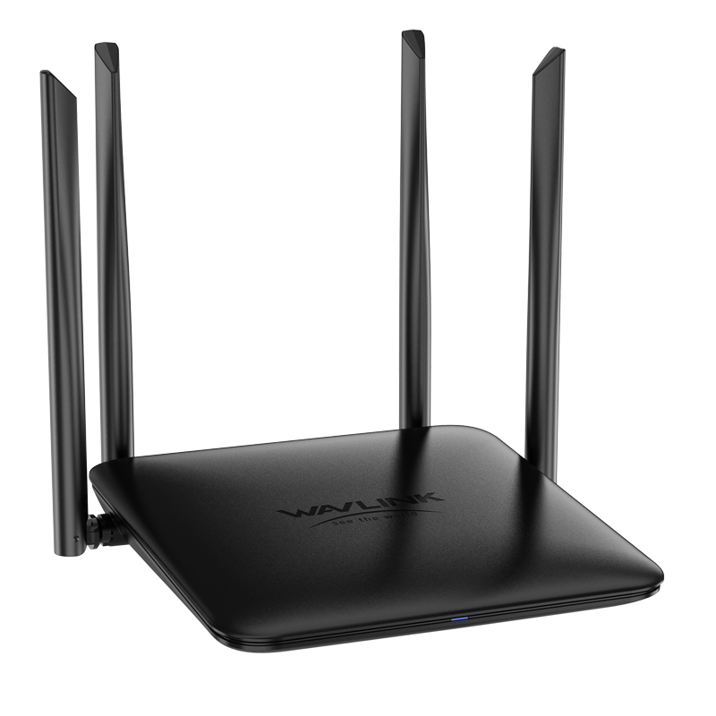 AC1200双频无线路由器（2.4G+5G），家用游戏千兆WiFi路由器，配备1个千兆WAN口、2个千兆LAN口，支持MU-MIMO、波束成形、LNA+PA（信号功率放大模组），兼容IPv6协议