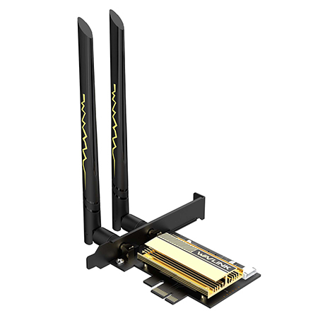 Wi-Fi 6E AX5400三频PCIe无线网卡