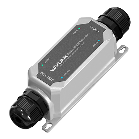 IP67防水千兆30W户外PoE信号延长器