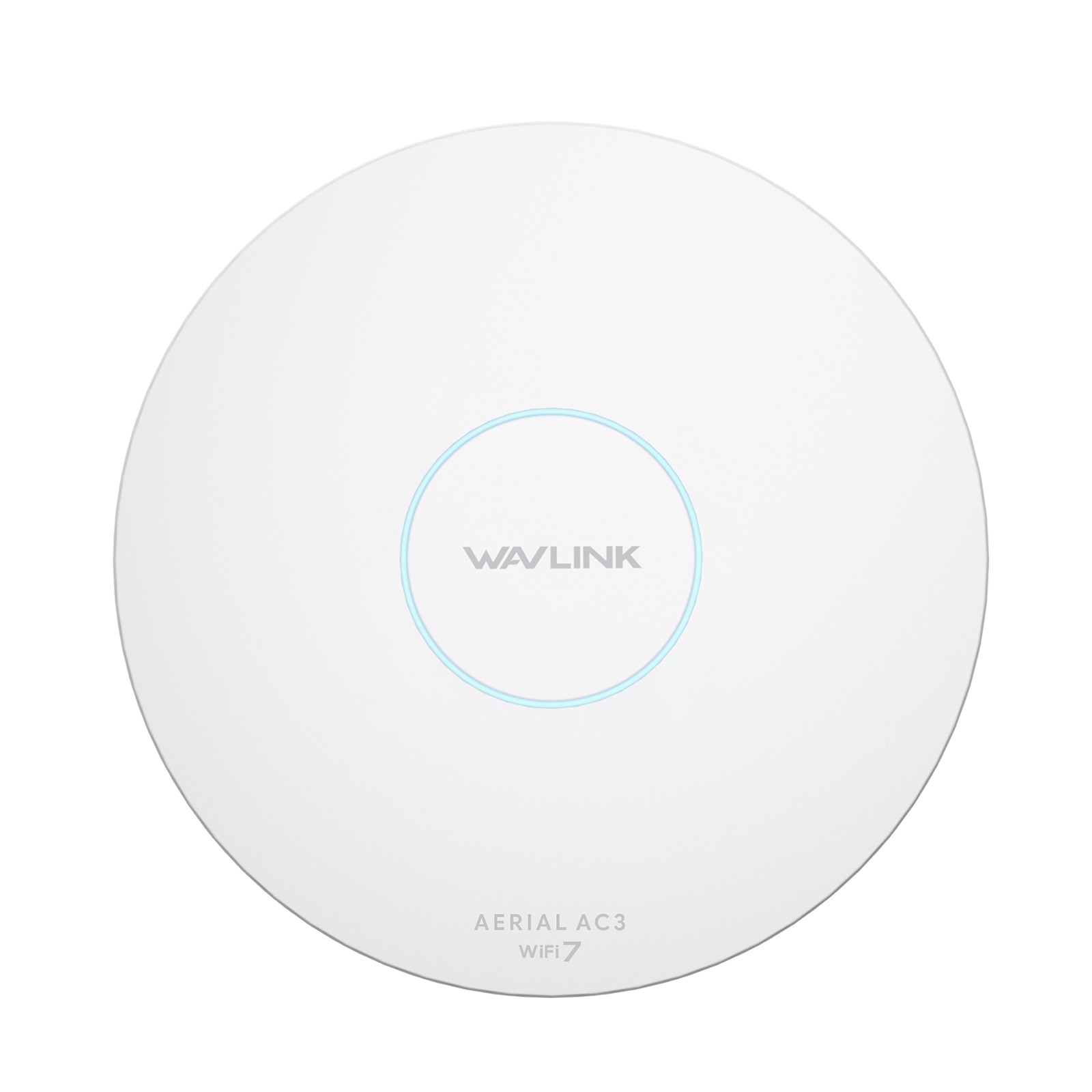 睿因Wi-Fi 7无线接入点-BE7200双频吸顶AP，配备2.5G端口，支持PoE+或直流供电，附带直流适配器，支持Everything Mesh、MLO、MRU、4K-QAM、WPA3，支持WavRouter APP及网页管理