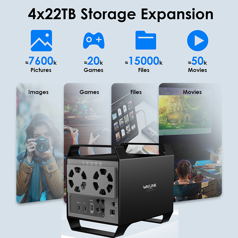 Quad Bay 3.5" SATA HDD Enclosure 4