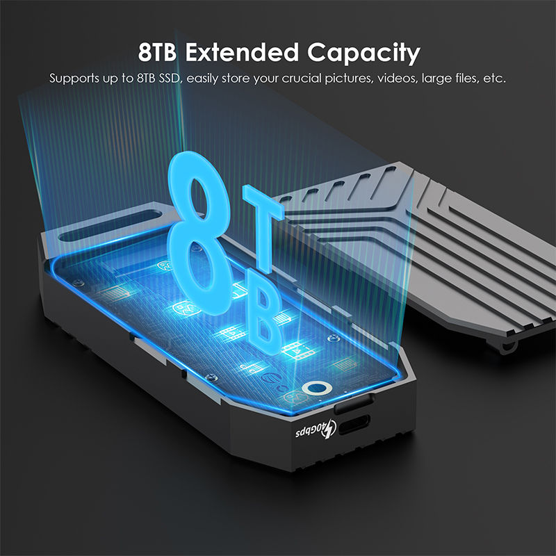 RapidFire-U41F: USB4 PCIe NVMe SSD Enclosure 3