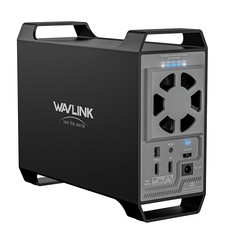 Dual-Bay Hard Drive Enclosure