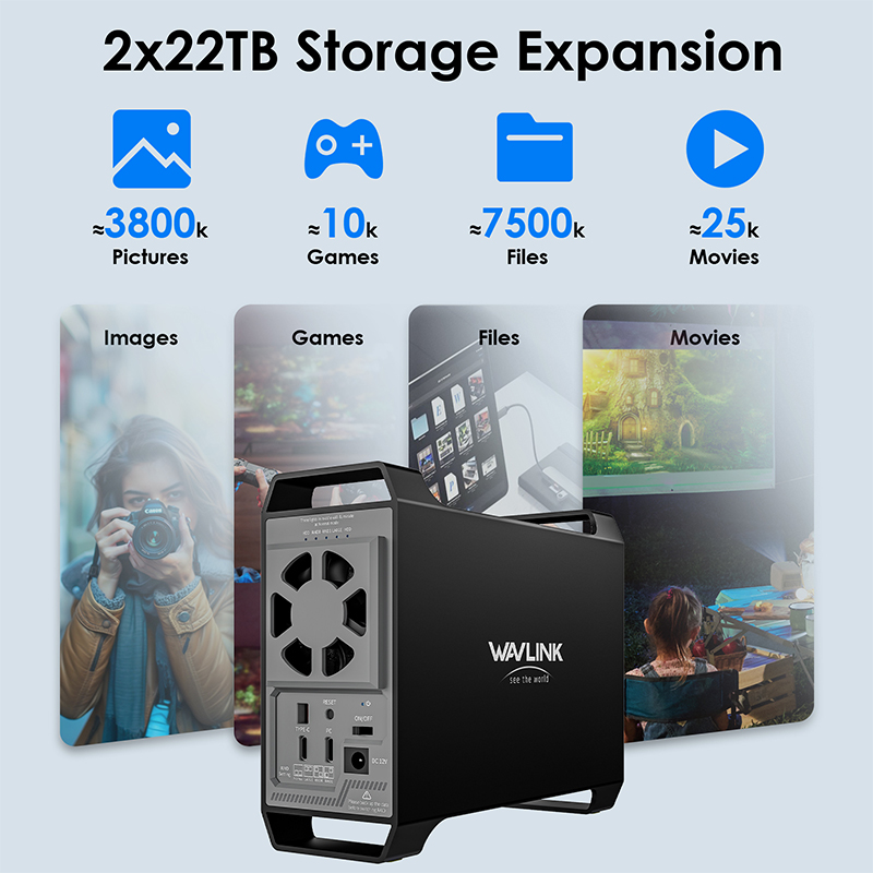 Dual-Bay Hard Drive Enclosure 4