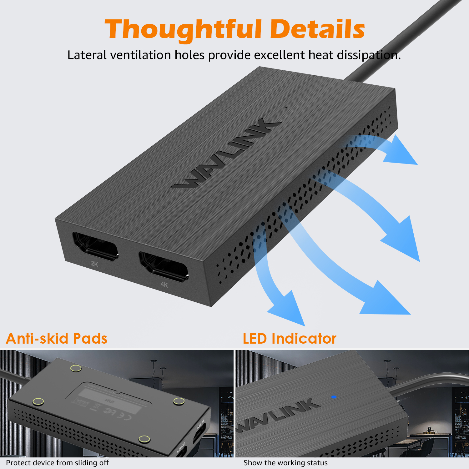 UG7602HC USB3.0/USB-C to HDMI Dual Display Adapter