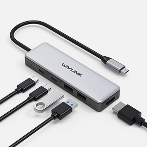 USB-C 4K@60HZ HDMI 10G Hub with 85W Upstream Charging 