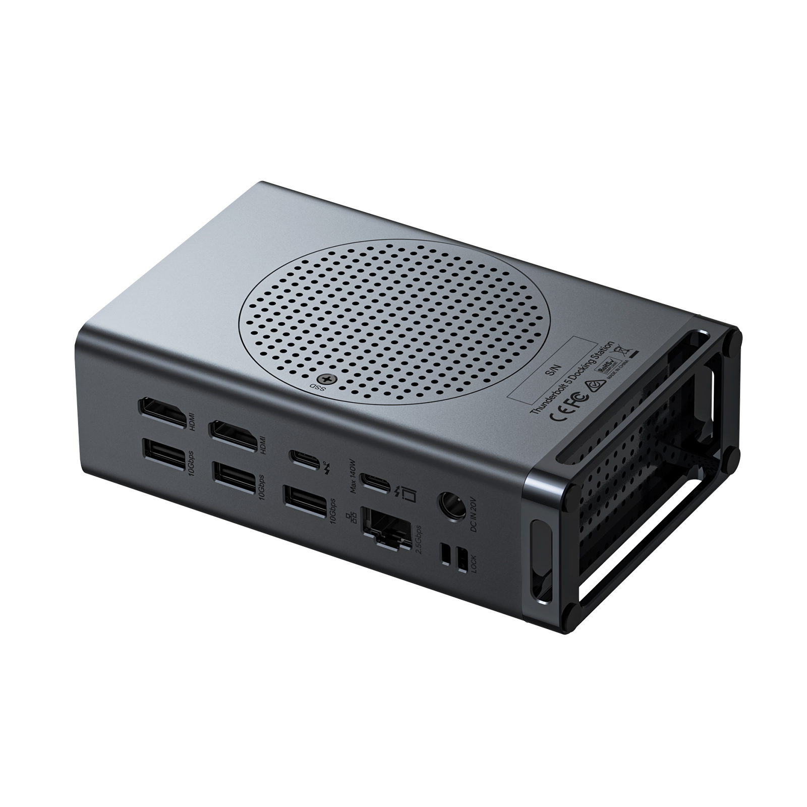 Thunderbolt&trade; 5 15-In-1 Quad Display M.2 Ultra Docking Station 4