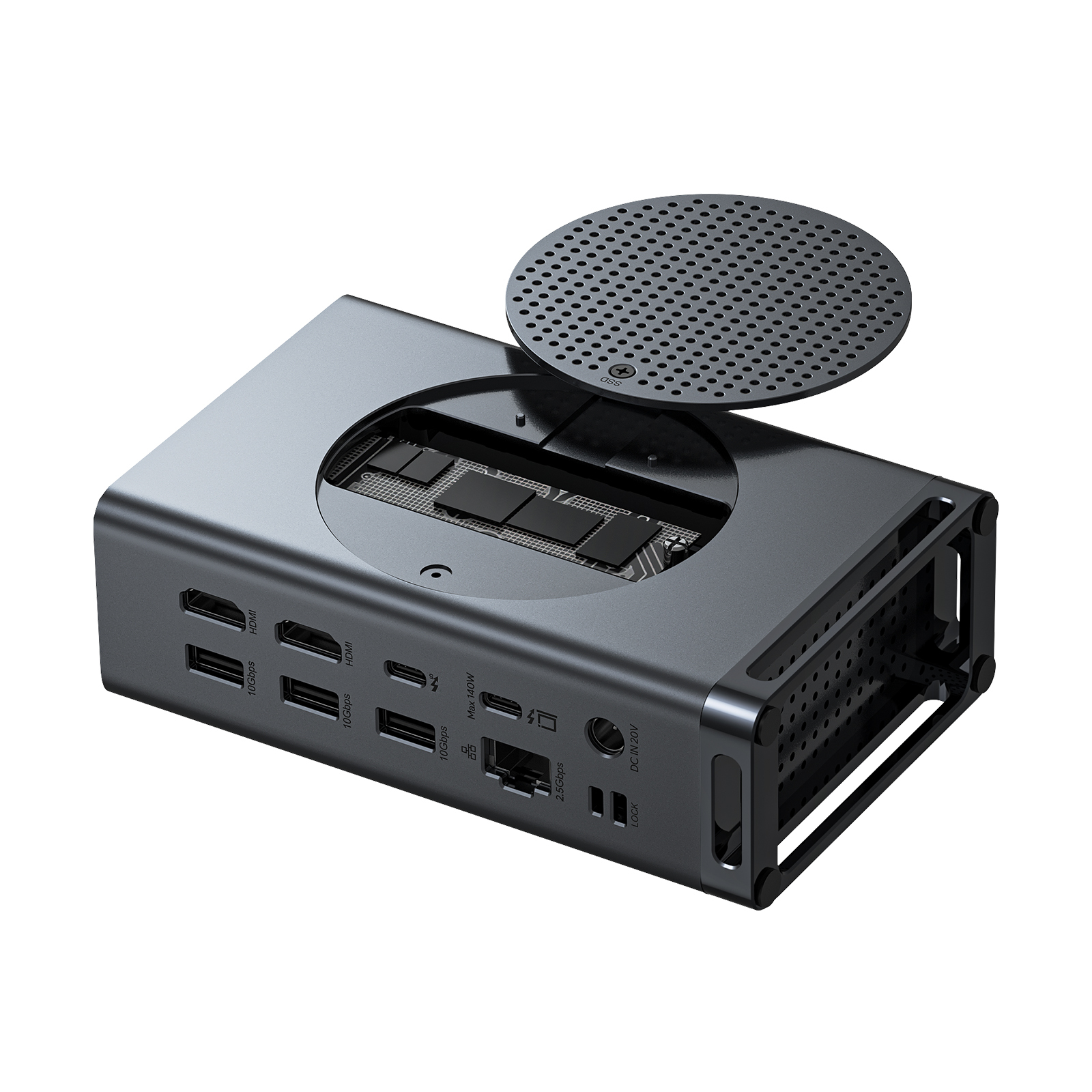 Thunderbolt&trade; 5 15-In-1 Quad Display M.2 Ultra Docking Station 5