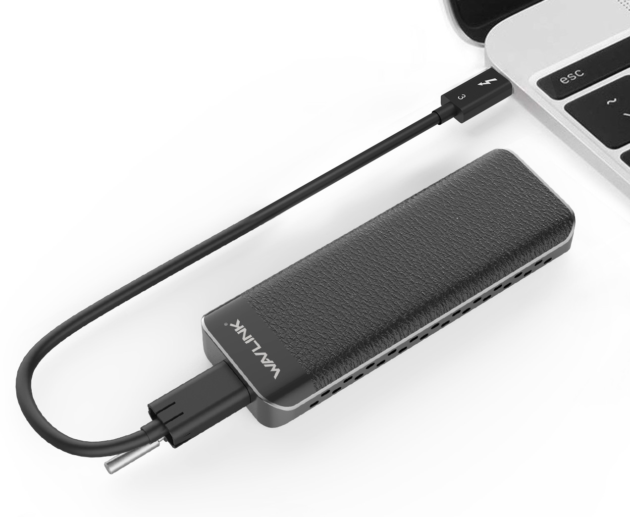 WL-UTE02 Thunderbolt™ 3 NVME External SSD Enclosure - Home and