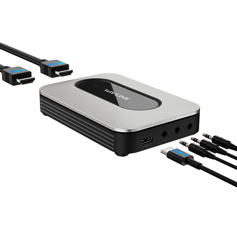 WAVLINK 4K HDMI Video Capture Card, VRR Support, Plug and Play, Compatible with Multiple Systems
