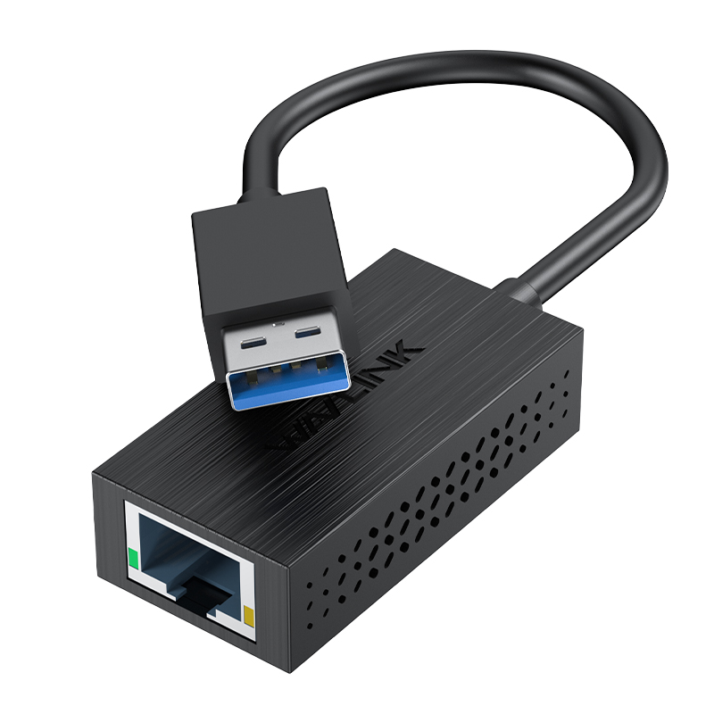 WAVLINK USB3.0 Gigabit Ethernet Adapter for USB-A Devices, Supports 1000M/100M/10M Adaptive Speed, Compact&Portable Design, for macOS, Windows 8/10/11