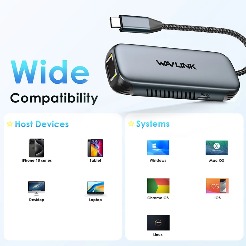 USB-C to 2.5Gbps Ethernet Adapter 5