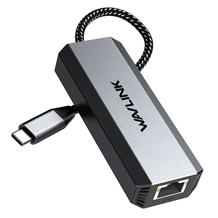 WL-NWU331GD: USB-C to 2.5Gbps Ethernet Adapter