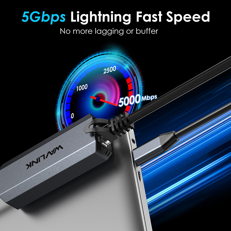 USB-C 5 Gigabit Ethernet Adapter 2