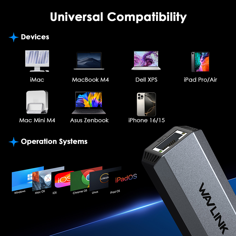 USB-C 5 Gigabit Ethernet Adapter with 95W PD 4