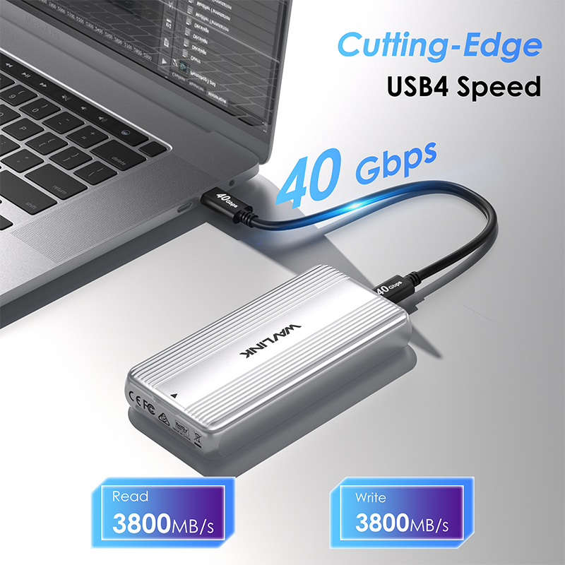 USB4 PCIe NVMe SSD Enclosure 3