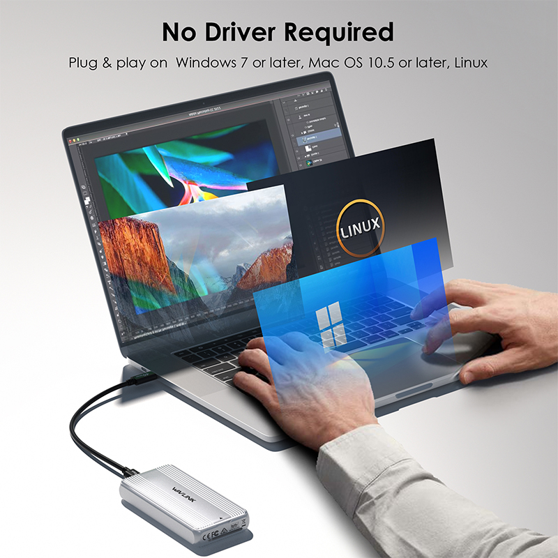 USB4 PCIe NVMe SSD Enclosure 5