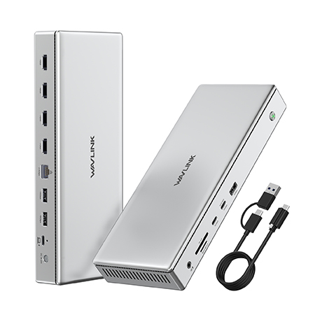 Universal 10G Quad 4K Docking Station with PD 100W Upstream Charging