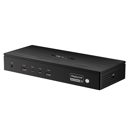 DisplayLink-7400 Universal Docking Station, Dual 8K/Quintuple 4K Laptop Dock for M1 M2 M3 M4 Mac & Windows