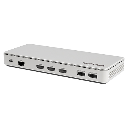 WAVLINK Triple 4K USB-C Docking Station - 3 HDMI & 2 DP, with 85W Upstream Charging & 2.5G Ethernet