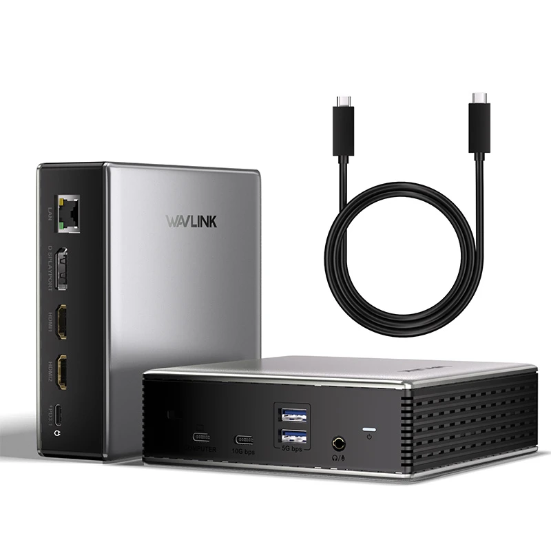 9-in-1 Triple Display Docking Station with PD 3.1 Charging