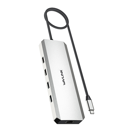 WAVLINK Dual 4K@60Hz Display Hub, 10-in-1 USB-C 10Gbps Laptop Docking Station, Multiport Adapter with Dual 4K HDMI, 85W PD IN for Laptop, 10Gbps USB-A/C 3.2, 5Gbps USB-A, USB 2.0, Gigabit Ethernet, for Mac/Dell/HP/Lenovo