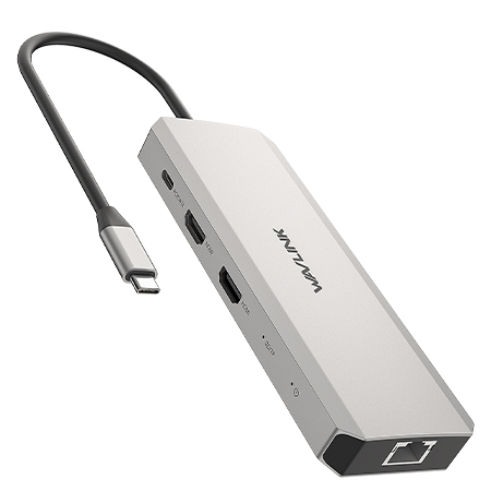 WAVLINK Dual 4K USB-C Dock with 125W PD, 2.5G Ethernet, High-Speed USB and SD/Micro SD