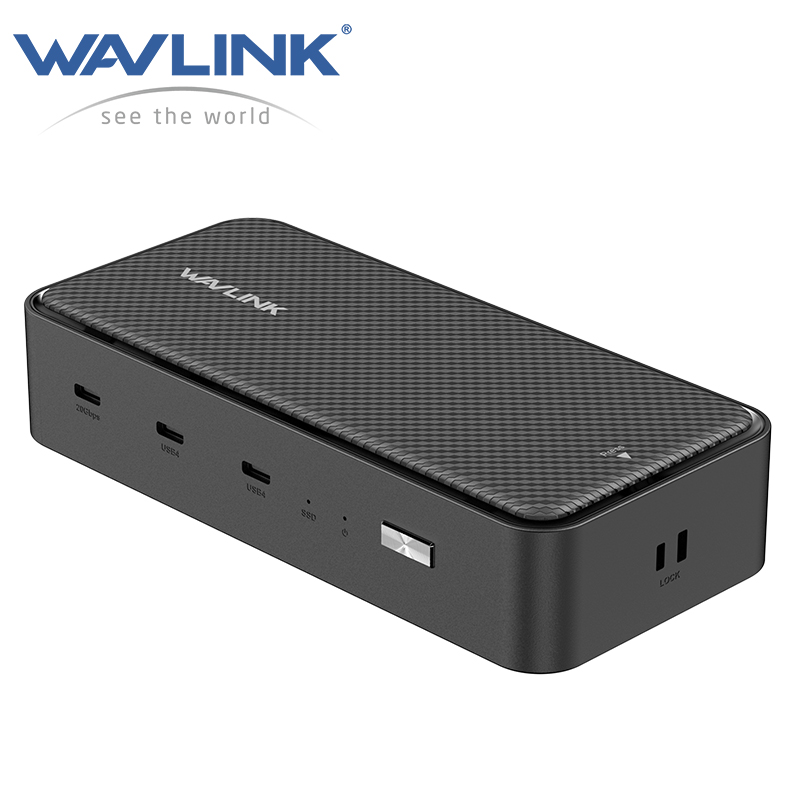 5-in-1 USB4 8K Dock with 20Gbps M.2 NVMe SSD Enclosure