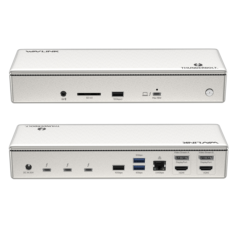 Thunderbolt&trade; 4 Quad Display Docking Station
