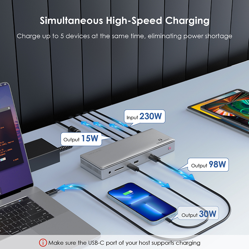 WL-UTD43-Pro: 12-IN-1 Thunderbolt&trade; 4 Docking Station 3