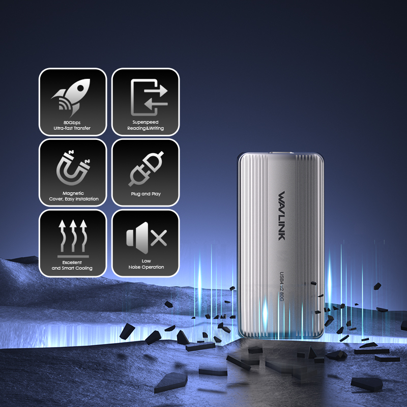 USB4 v2 80Gbps PCle NVMe Enclosure 2