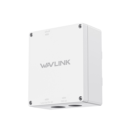 WAVLINK Outdoor PoE Waterproof Box, IP67 Plastic Enclosure with Wall/Pole Mount Kit