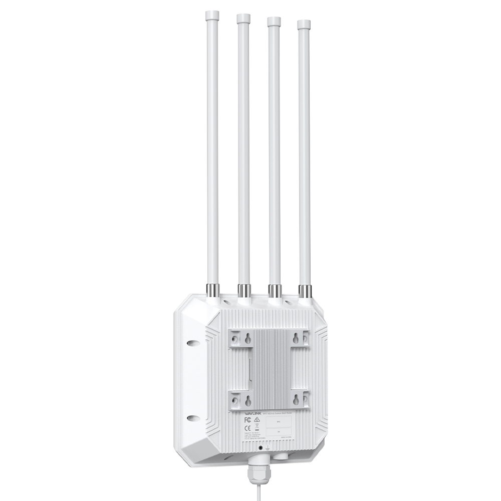 WAVLINK Wi-Fi 7 BE5100 Outdoor Access Point, Support Everything Mesh/Router/AP/Range Extender Mode, IP67 Weatherproof, 2.5G Internet Port