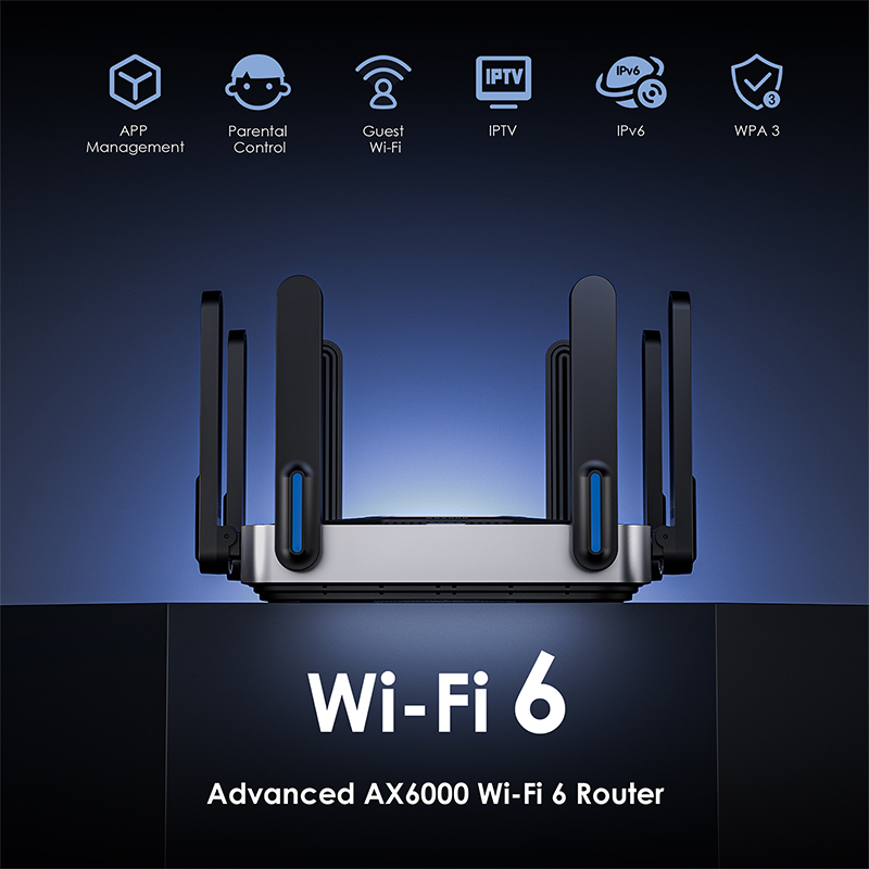 Wi-Fi 6 AX6000 Dual-Band Mesh Router 2